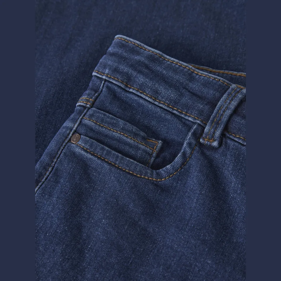 NAME IT KIDS wide leg jeans dark blue denim, foto 6