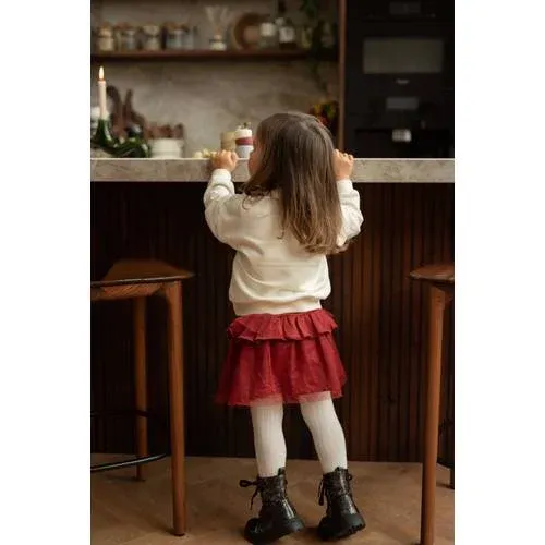 Dirkje korte tule rok rood, foto 3