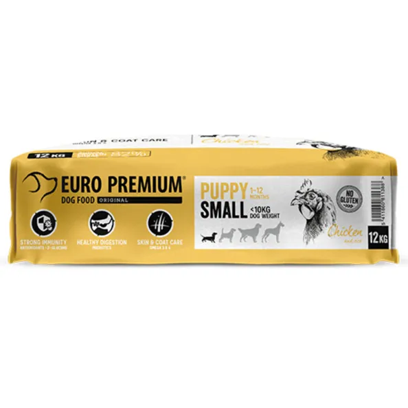 Euro Premium Puppy Small kip & rijst hondenvoer, foto 4