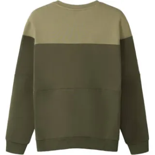 NAME IT KIDS rechtvallende sweater - donkergroen Jongens Katoen Ronde hals donkergroen/middengroen, foto 2