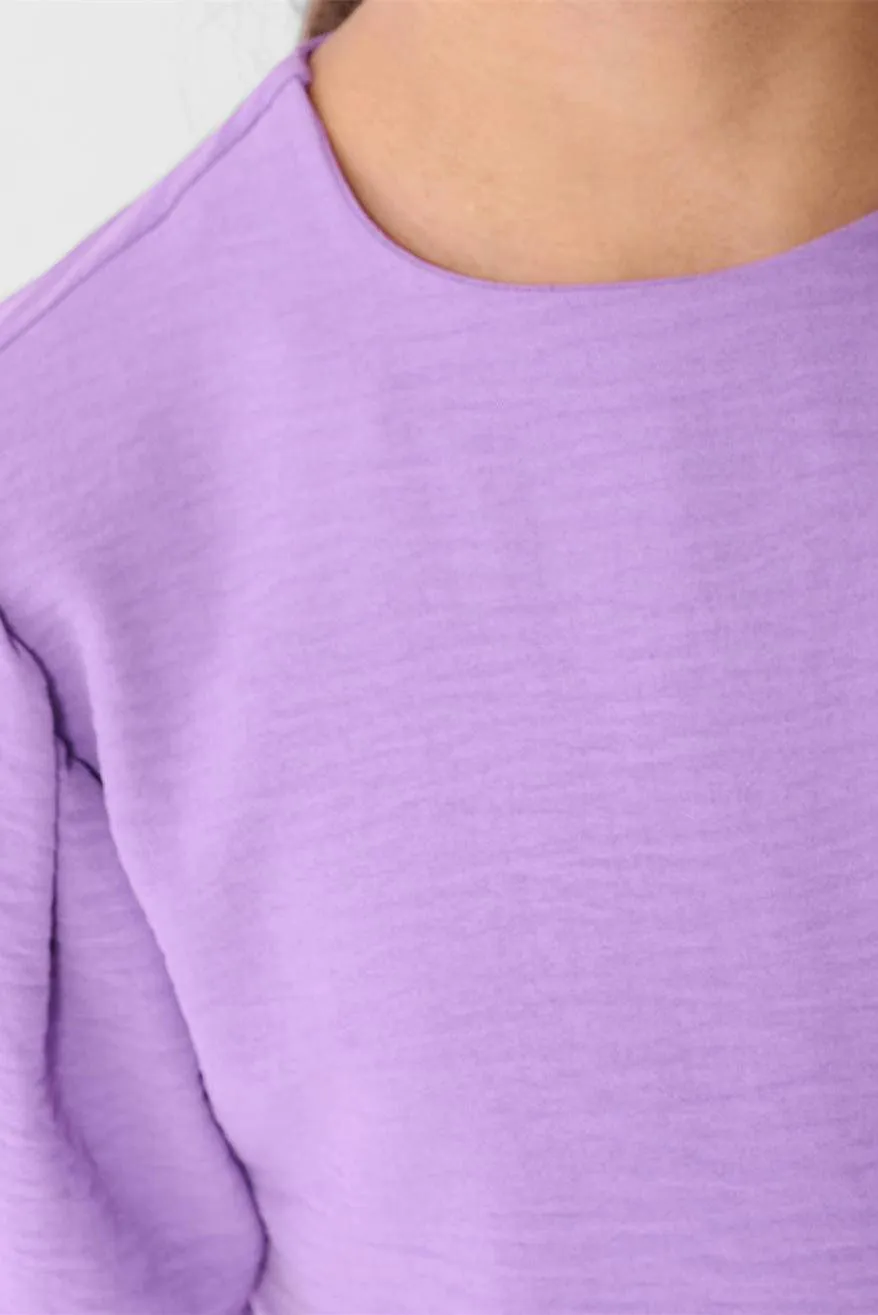 Shoeby GAM-SBTWIST blousetop paars, foto 7