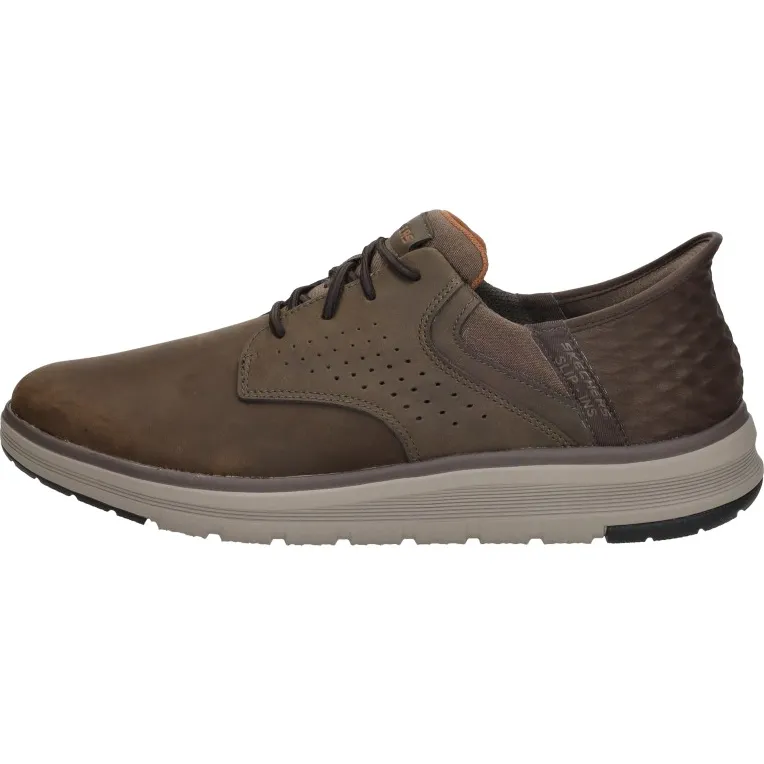 Skechers Slip-ins Orell Yates veterschoenen bruin, foto 2