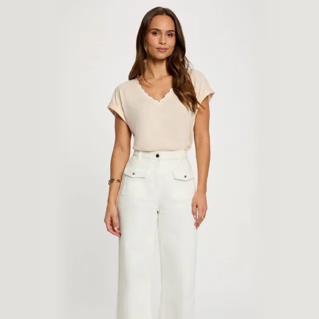 Morgan top beige