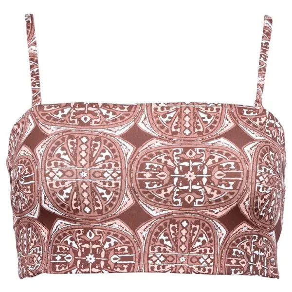 Oxbow DARTS bandeau bikinitop bruin Roze