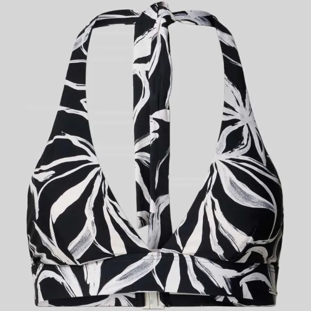 Marc O'Polo Bikinitop met all-over motief Zwart