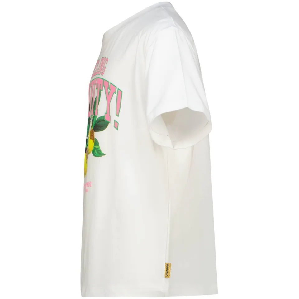 Vingino T-shirt wit met citroenprint, foto 5