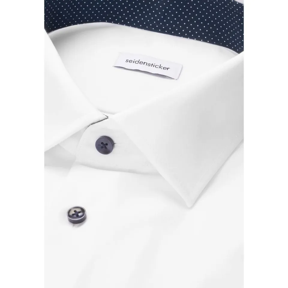Seidensticker slim fit overhemd wit, foto 8