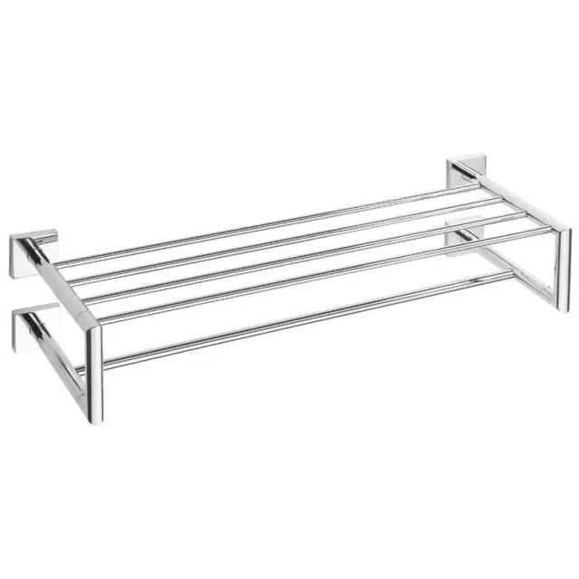 Sapho Dubbele Handdoekhouder Sapho X-Square Hangend met Plankopslag 62 cm Chroom