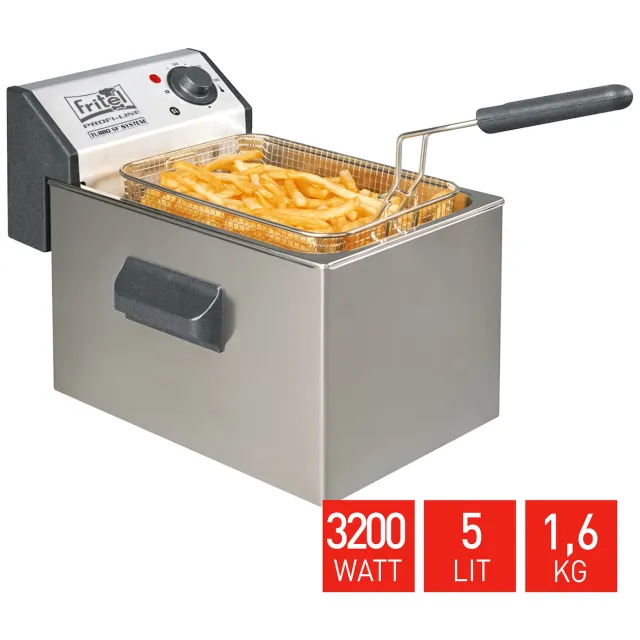 Fritel Profi 3505 Friteuse Zilver