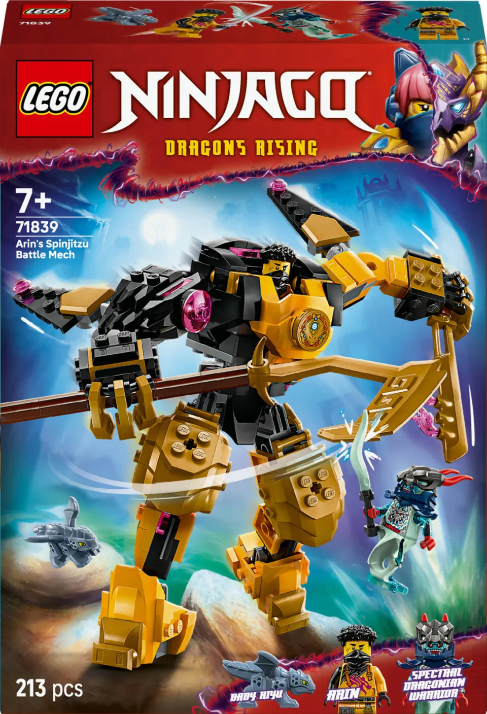 Lego Ninjago Arins Spinjitzu Strijdmecha Speelgoed 71839, foto 6