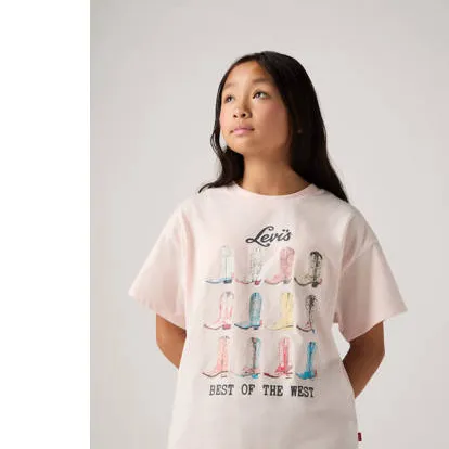 Levi's T-shirt lichtroze, foto 7