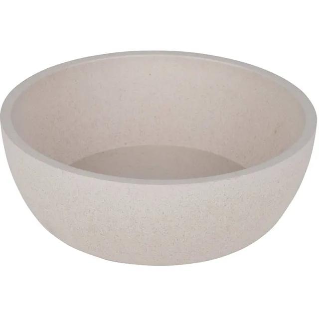 District 70 Bamboo voerbak merengue Small Beige