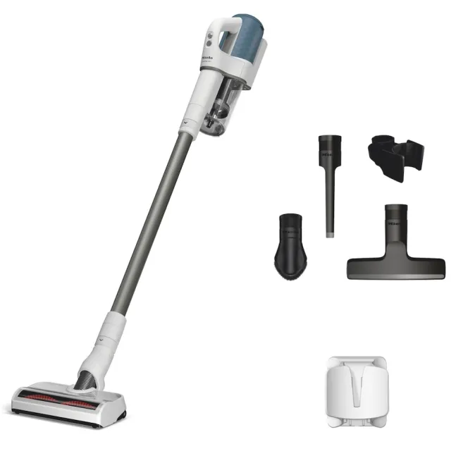 Miele Duoflex HX1 steelstofzuiger wit Blauw