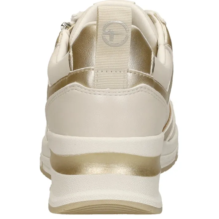 Tamaris AVAIS lage sneakers beige, foto 4