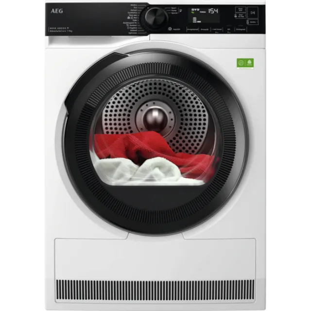 AEG 8000 AbsoluteCare® - Warmtepomp Droger 9 kg TR869T4C wit