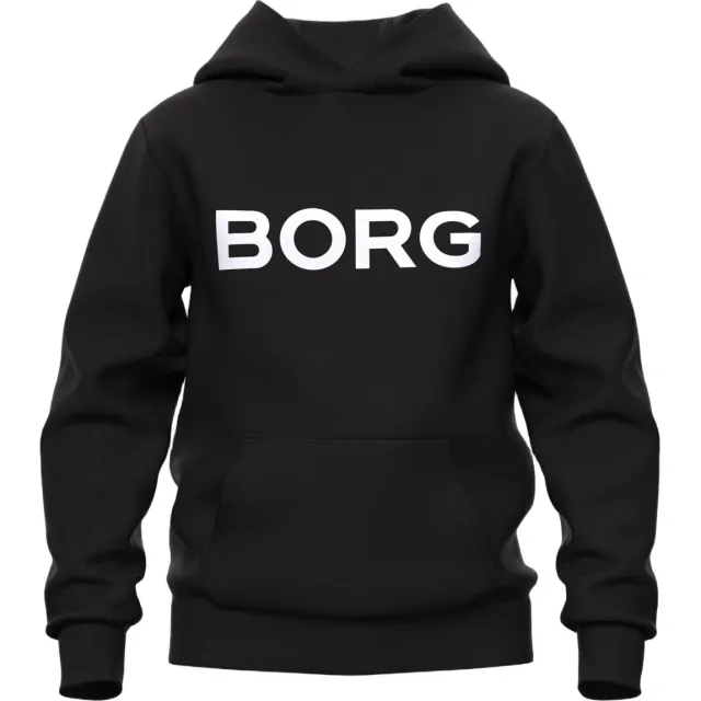 Björn Borg hoodie met logo - zwart