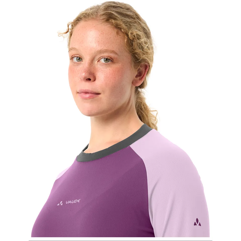 Vaude Loamer fietsshirt lange mouwen purper, foto 4