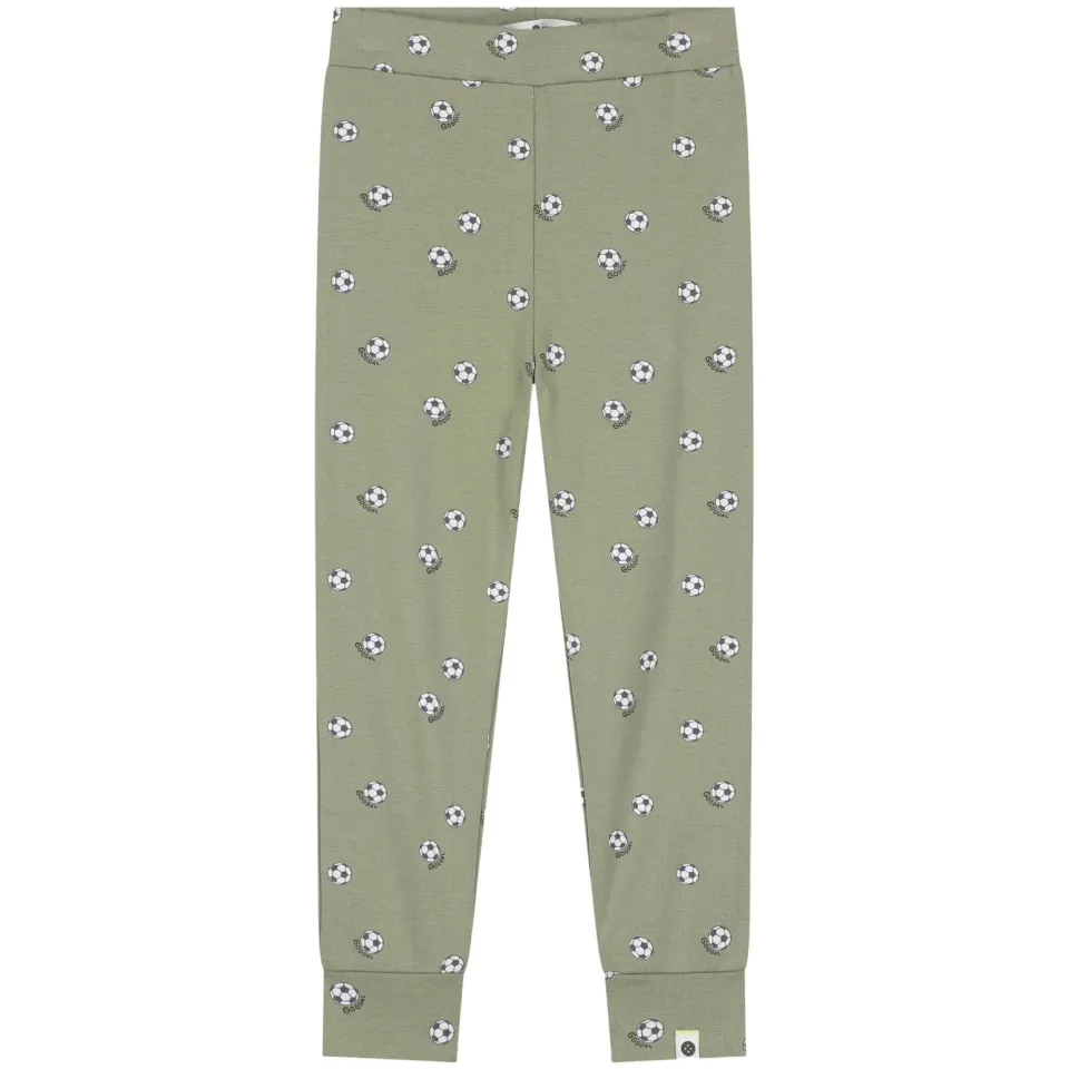 Stains&Stories katoenen pyjama met print groen, foto 3
