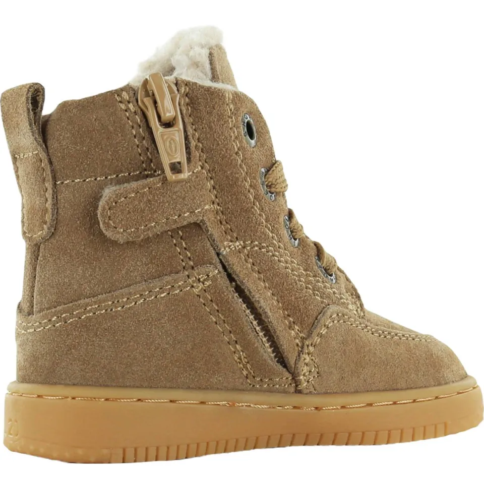 Shoesme suède veterboots cognac, foto 8
