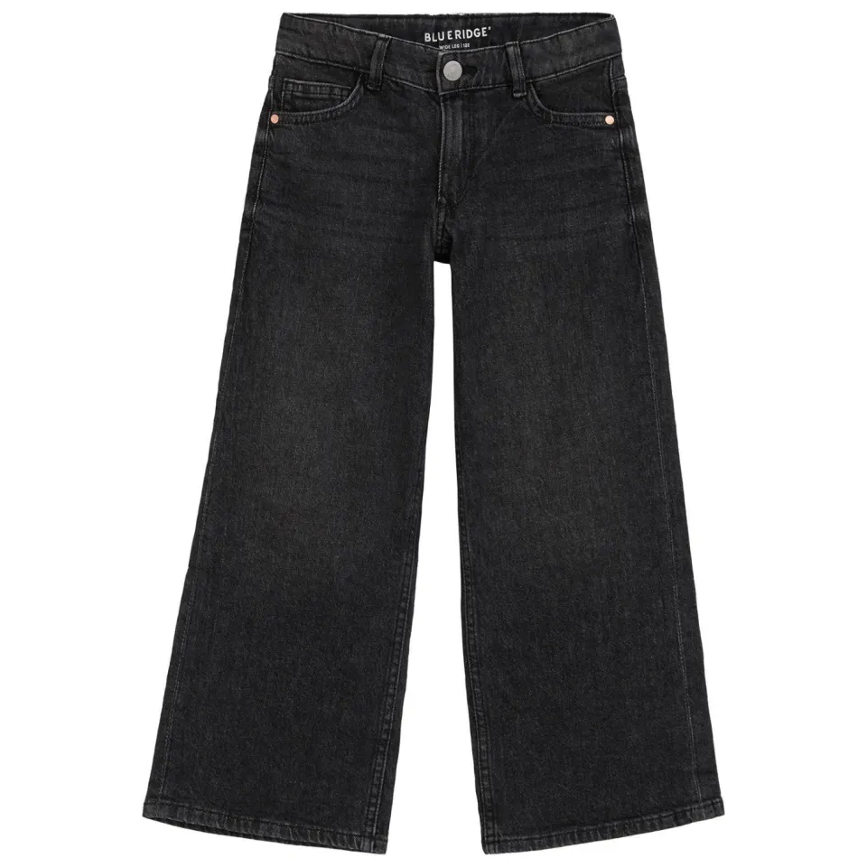 WE Fashion Blue Ridge wide leg jeans - zwart, foto 2