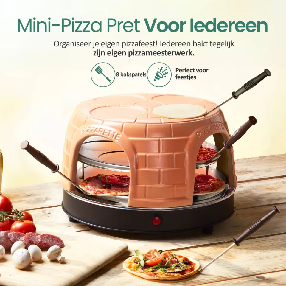 Emerio Pizzarette pizzamaker terracotta, foto 3