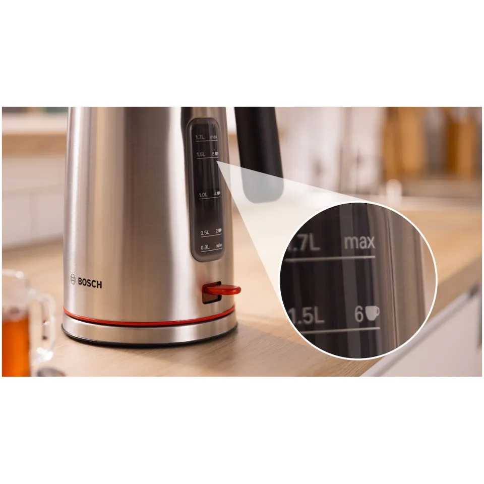 Bosch TWK6M480 waterkoker zilver, foto 2