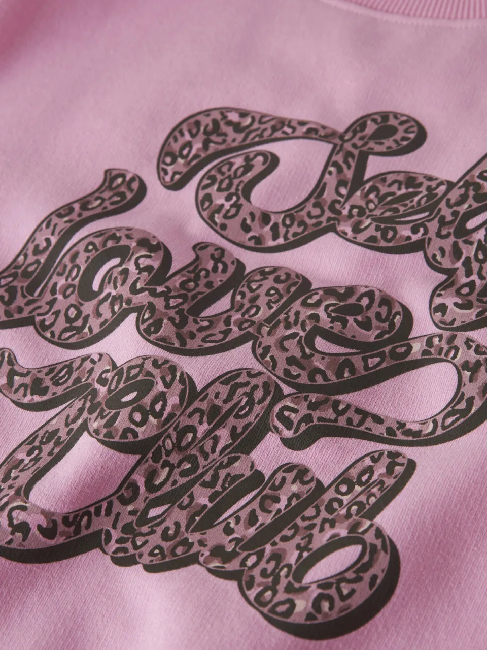 NAME IT KIDS sweater met tekst - roze Tekst, foto 4