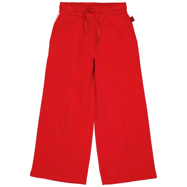QPI gestreepte joggingbroek rood Rood/wit
