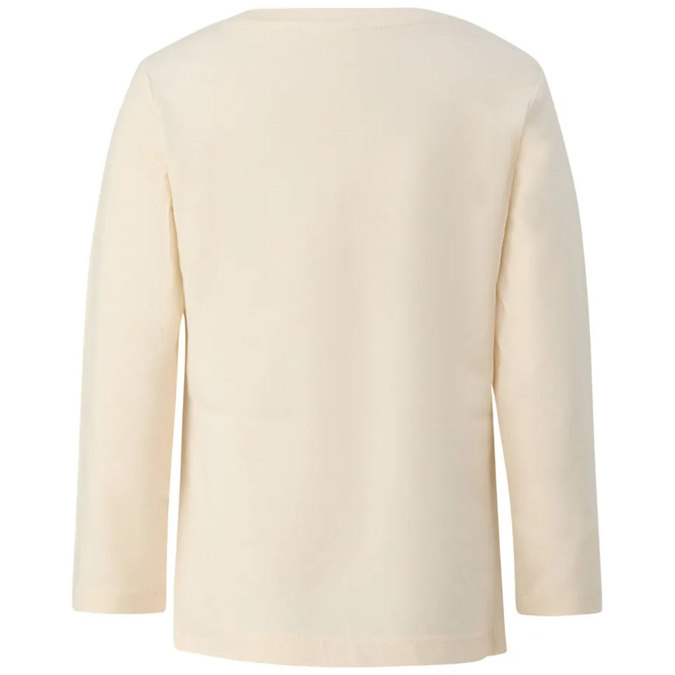 S.Oliver longsleeve ecru met print, foto 3