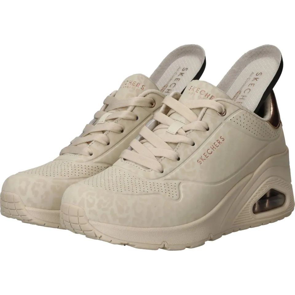 Skechers Uno Wedge Safari Daze sneakers beige, foto 5