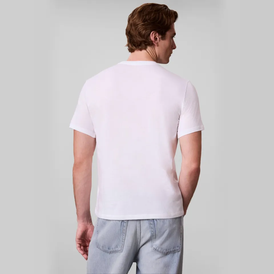 Calvin Klein JEANS regular fit T-shirt met print - bright white, foto 3