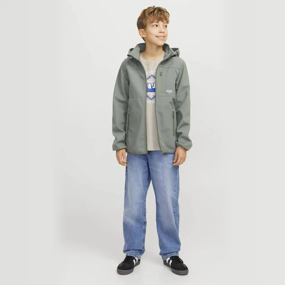 Jack & Jones JJELOGO T-shirt beige