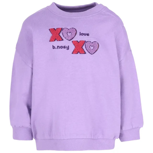 B.Nosy aansluitende sweater met print - lila, foto 2