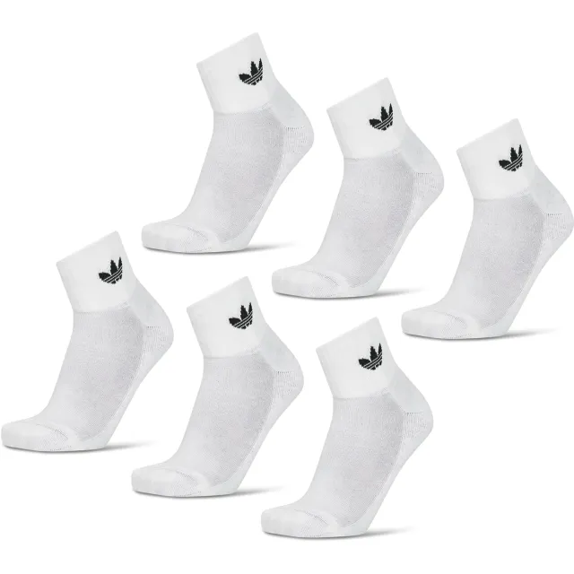 Adidas Ankle sokken wit 6 pack
