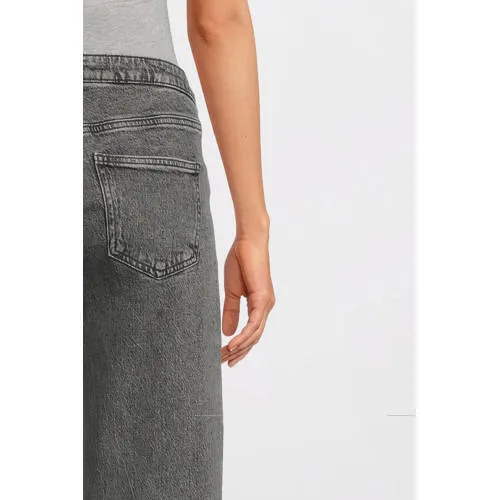 Vero Moda MATERNITY zwangerschaps wide leg jeans grey denim, foto 4