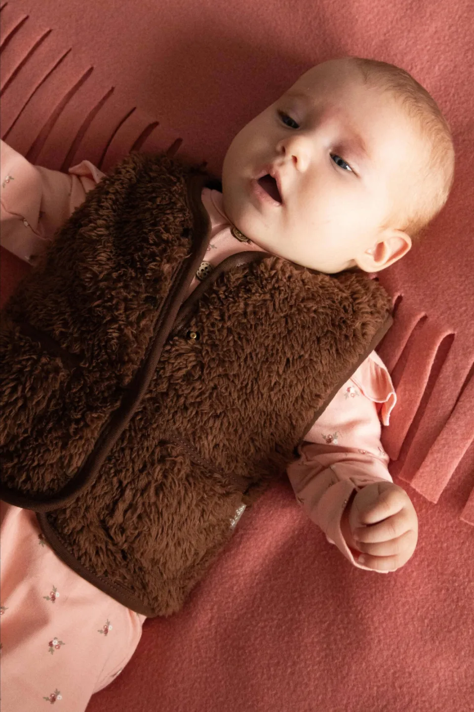 BESS teddy bodywarmer bruin