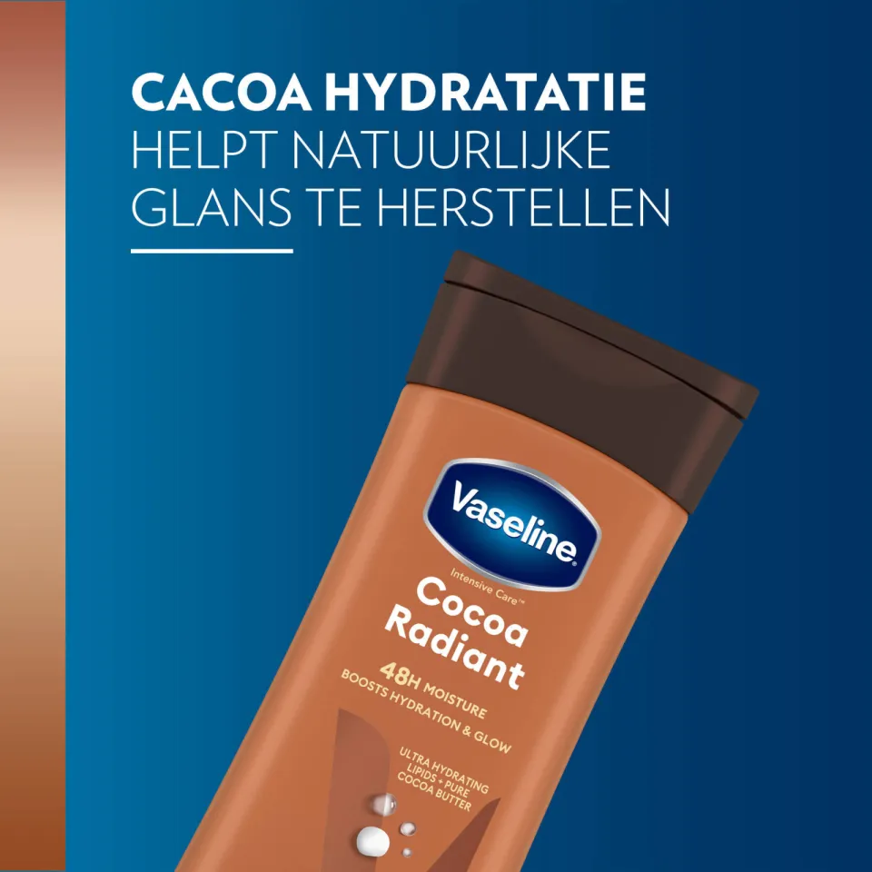 Vaseline Intensive Care Cocoa Radiant bodylotion, foto 6