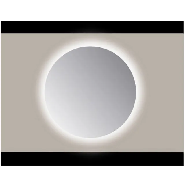 Sanicare Spiegel Rond Sanicare Q 100 cm Ambi Cold White LED PP Geslepen (Met Sensor)