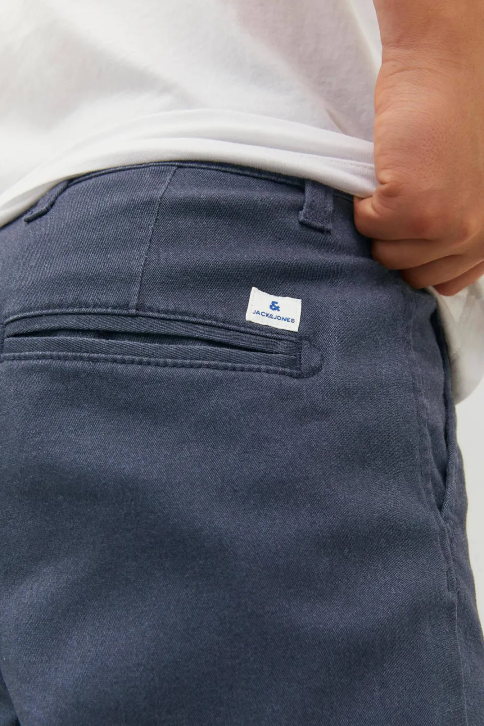 Jack & Jones regular fit gebreide chino blauw, foto 8
