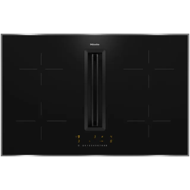 Miele KMDA7272-1 FR Inductie kookplaat met afzuiging Zwart
