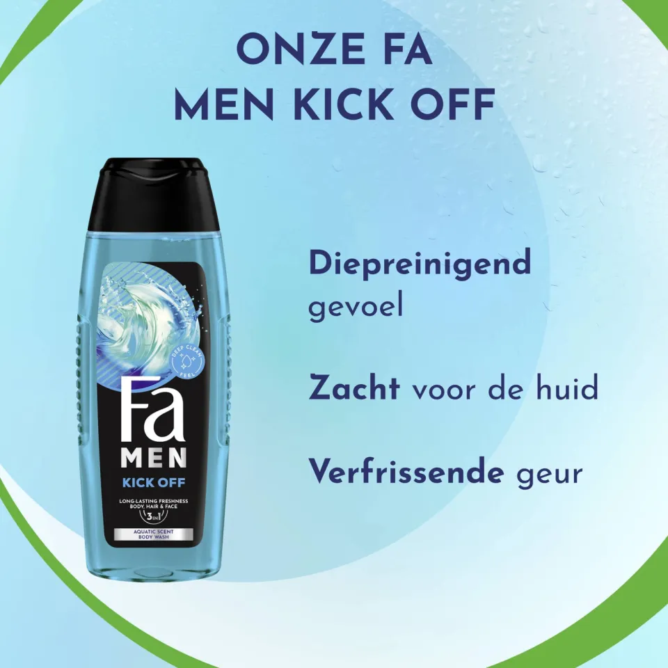 Fa Men Perfect Wave douchegel watermunt, foto 2