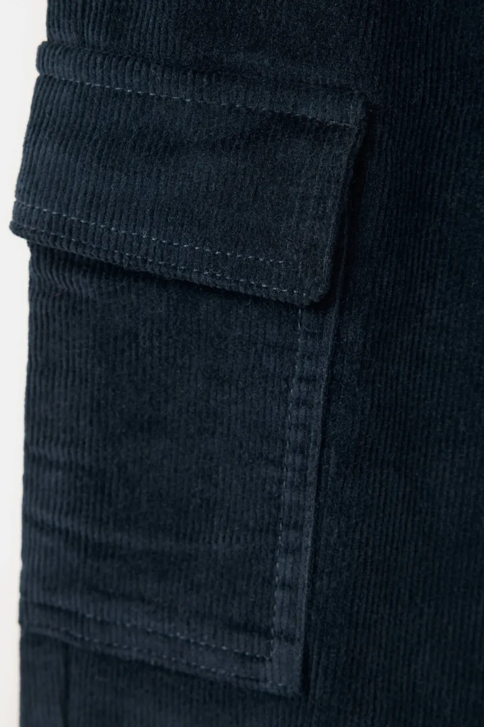 Mango Kids corduroy cargobroek - marine, foto 2