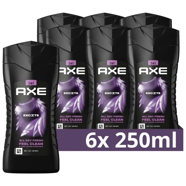 Axe Excite 3-in-1 douchegel, foto 2