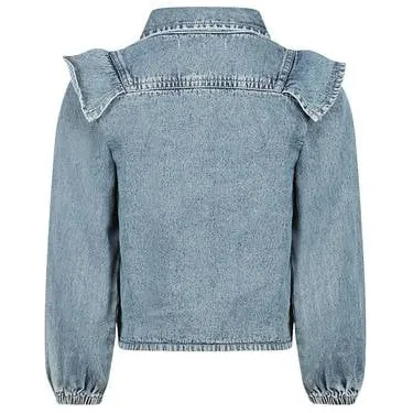 Koko Noko denim blouse lichtblauw, foto 4