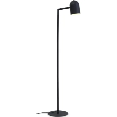 It's About Romi Vloerlamp ijzer Marseille h.141cm/kap rond h.17xdia.12cm, zwart