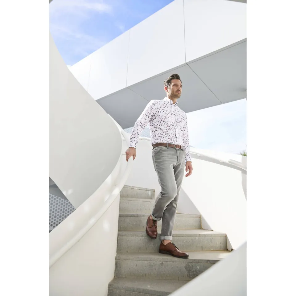 Babista regular fit overhemd Plus Size met print - wit, foto 3