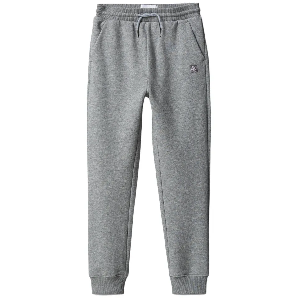 Calvin Klein sweat joggingbroek grijs melange, foto 2