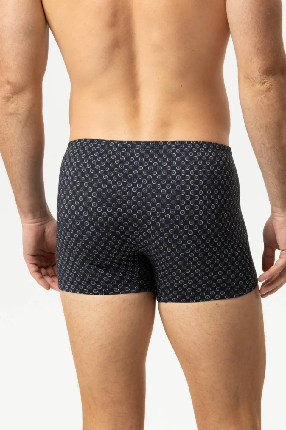 Mey White Squares boxershort zwart, foto 3
