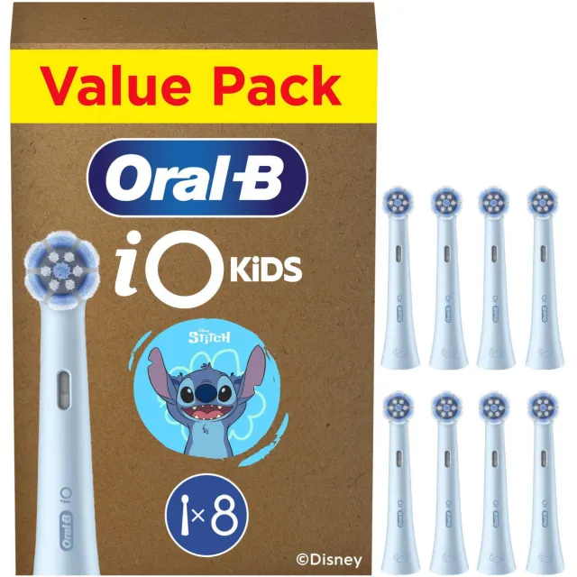 Oral-B iO Kids 6+ Disney Stitch opzetborstels - 8 stuks