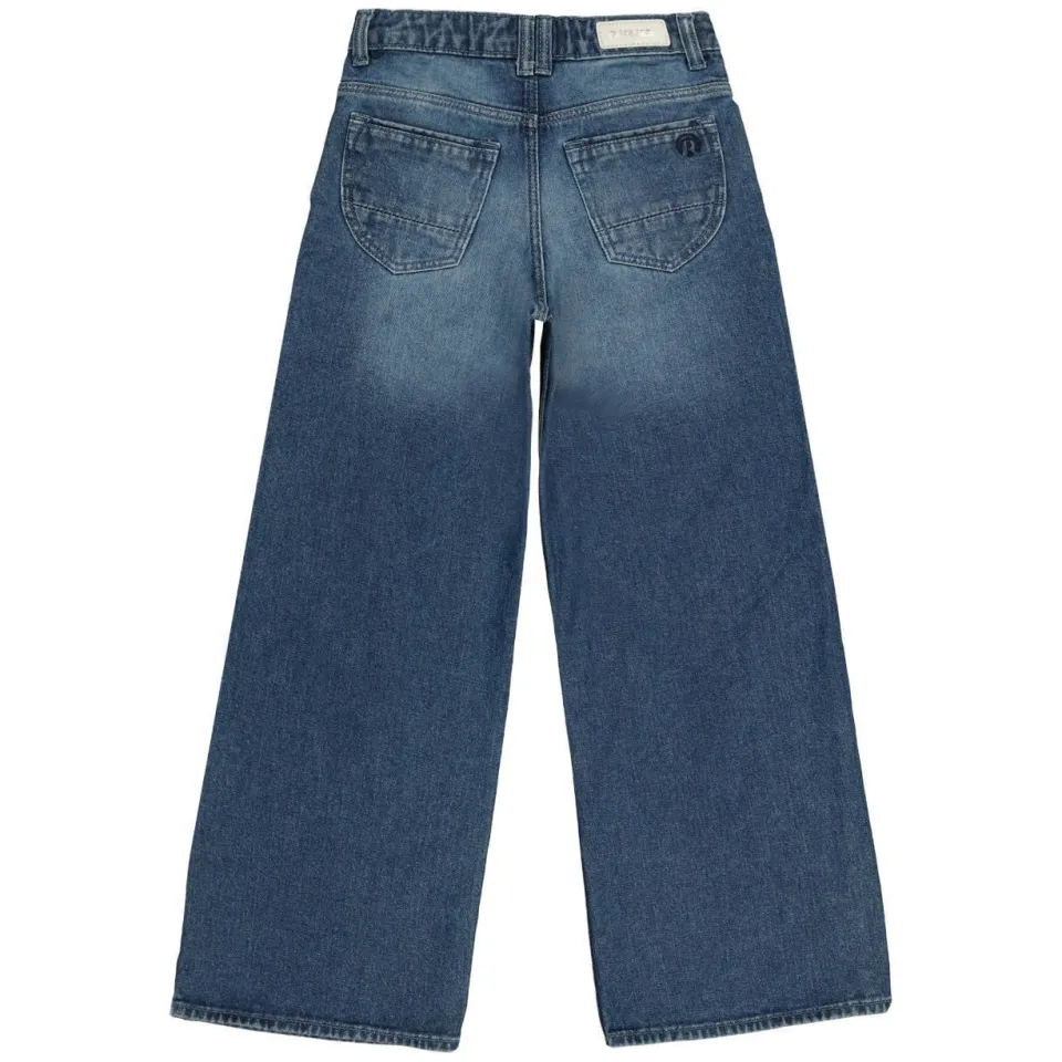 Raizzed wide leg jeans - mid blue stone, foto 3